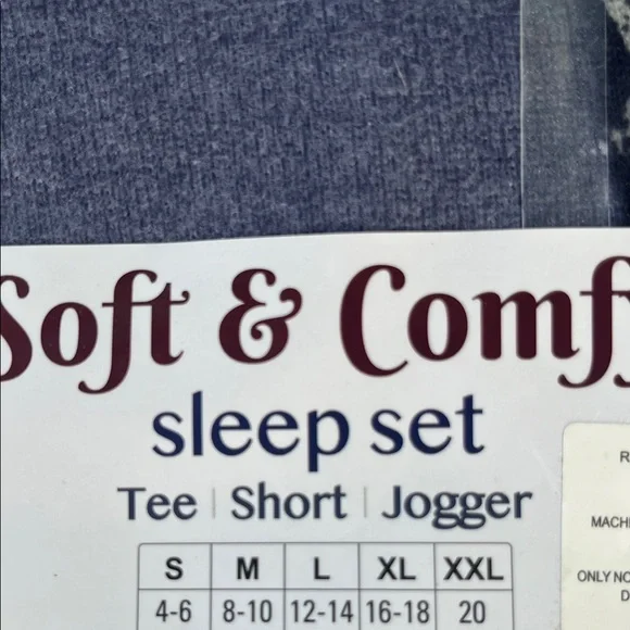 32 Degrees Women's Pajama Set - Navy with White Stars xL-NWT - Picture 7 of 7